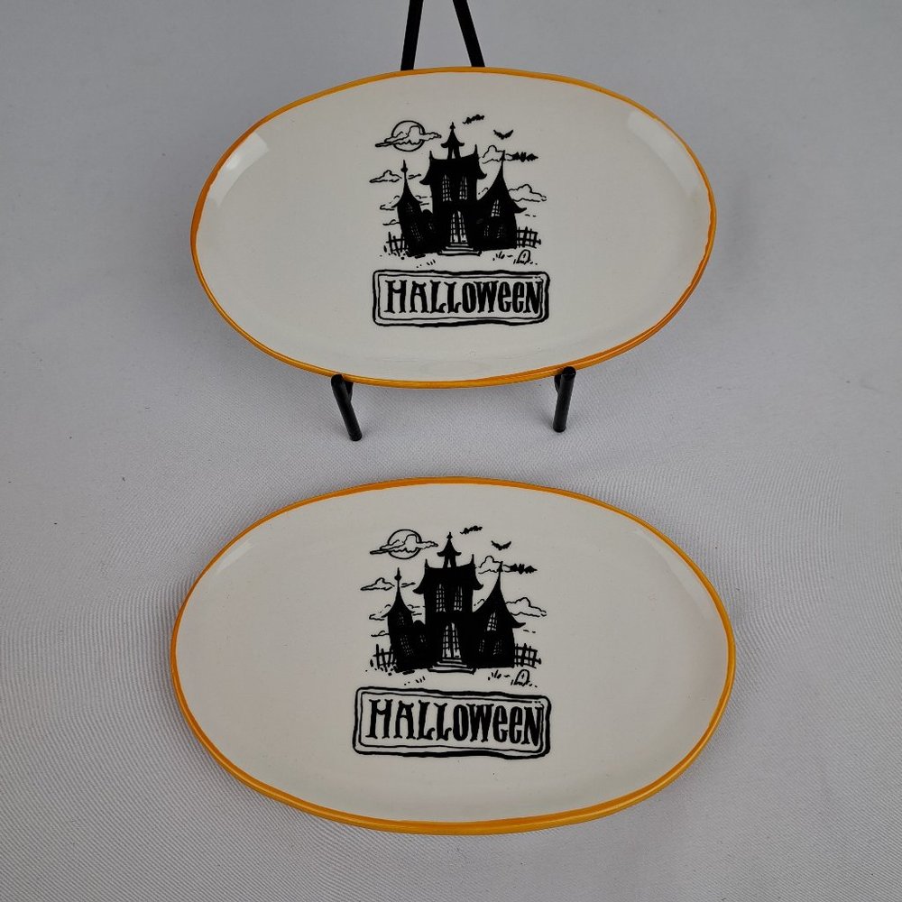 Angela Staehling by Magenta Halloween Plates set of 2.
